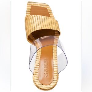Mercedes Castilllo Raffia Flat Sandal 38.5